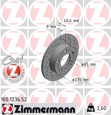Brake Disc (100.1236.52)