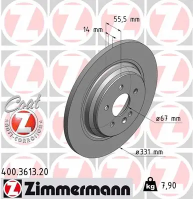 Brake Disc (400.3613.20)