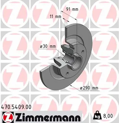 Brake Disc (470.5409.00)