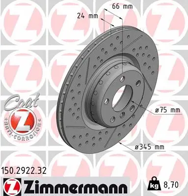 Brake Disc (150.2922.32)