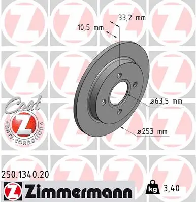 Brake Disc (250.1340.20)