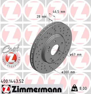 Brake Disc (400.1443.52)