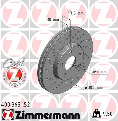 Brake Disc (400.3651.52)