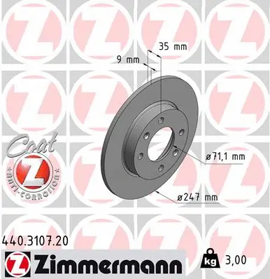 Brake Disc (440.3107.20)