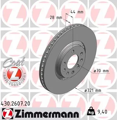 Brake Disc (430.2607.20)
