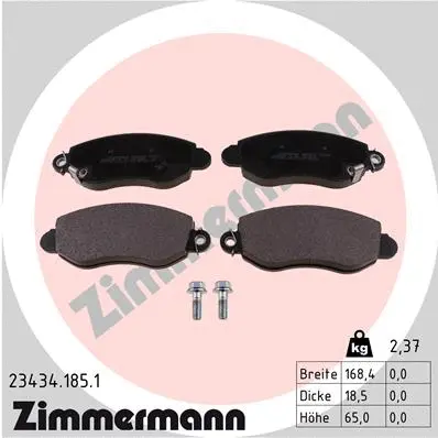 Brake Pad Set, disc brake (23434.185.1)