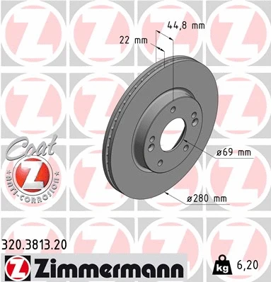 Brake Disc (320.3813.20)