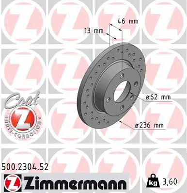 Brake Disc (500.2304.52)