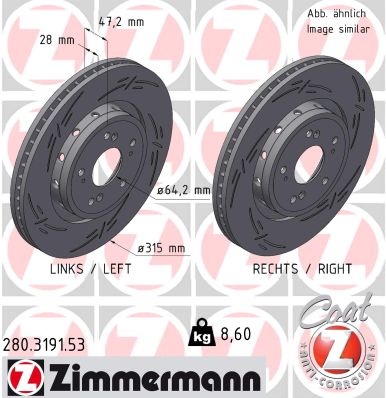 Brake Disc (280.3191.53)