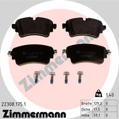 Brake Pad Set, disc brake (22308.175.1)