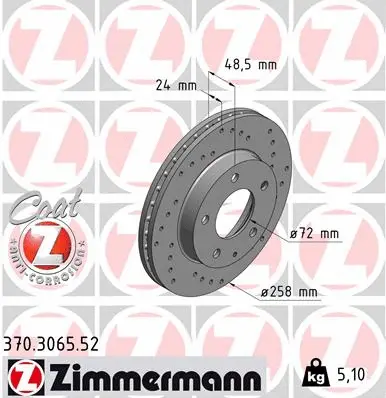 Brake Disc (370.3065.52)