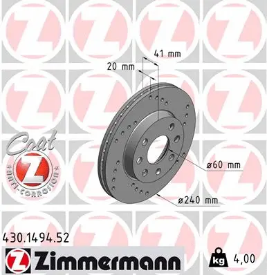 Brake Disc (430.1494.52)