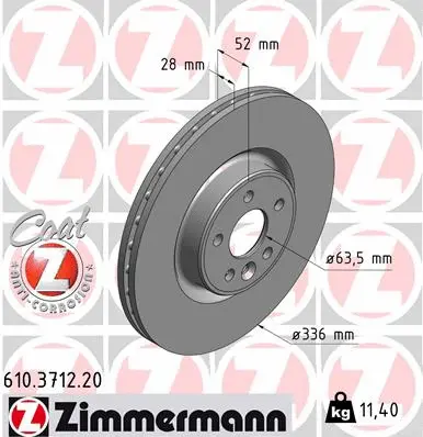 Brake Disc (610.3712.20)