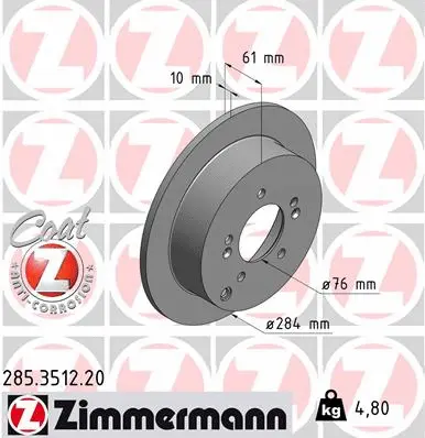 Brake Disc (285.3512.20)