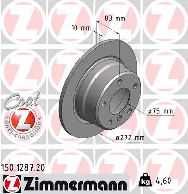 Brake Disc (150.1287.20)