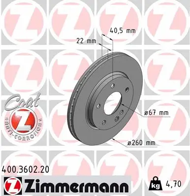 Brake Disc (400.3602.20)