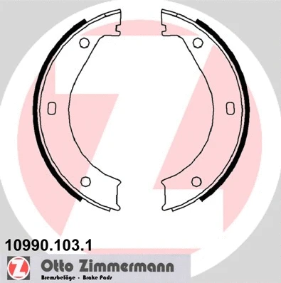 Brake Shoe Set, parking brake (10990.103.1)
