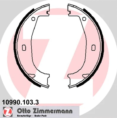 Brake Shoe Set, parking brake (10990.103.3)