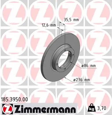 Brake Disc (185.3950.00)