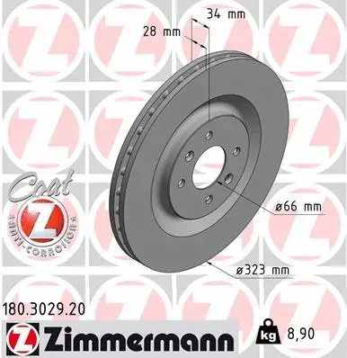 Brake Disc (180.3029.20)