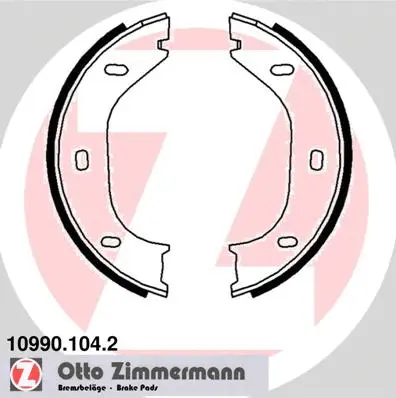 Brake Shoe Set, parking brake (10990.104.2)