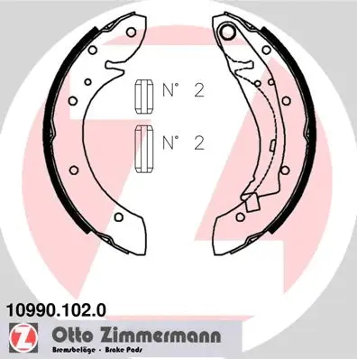 Brake Shoe Set (10990.102.0)
