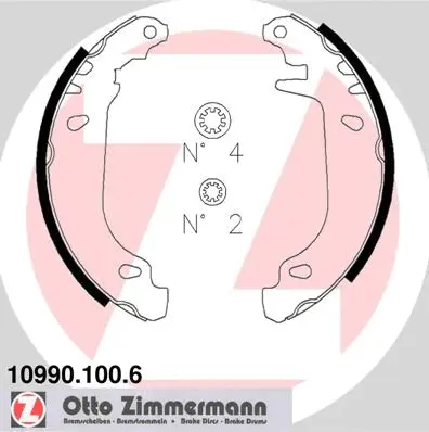 Brake Shoe Set (10990.100.6)