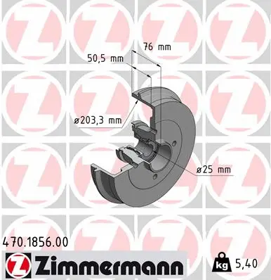 Brake Drum (470.1856.00)