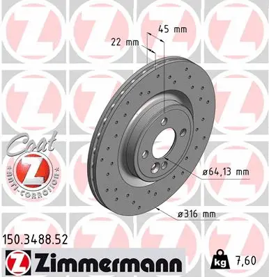 Brake Disc (150.3488.52)