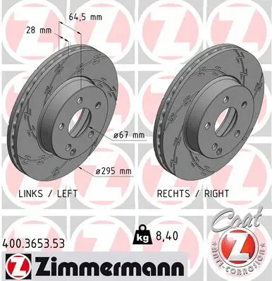 Brake Disc (400.3653.53)
