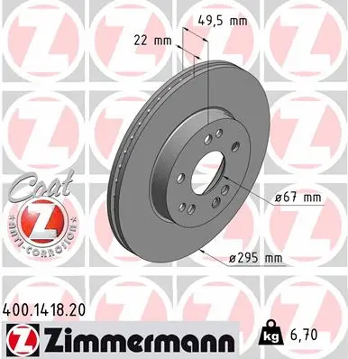 Brake Disc (400.1418.20)
