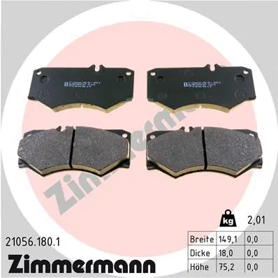 Brake Pad Set, disc brake (21056.180.1)