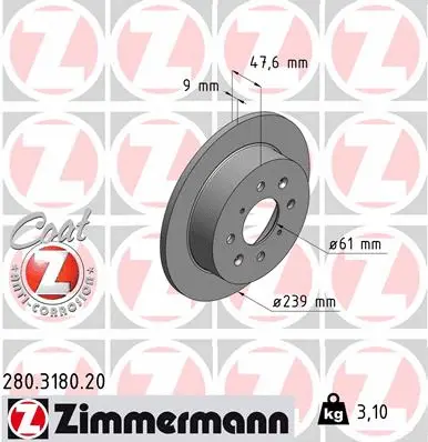 Brake Disc (280.3180.20)