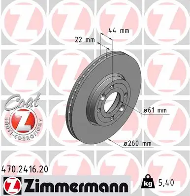 Brake Disc (470.2416.20)