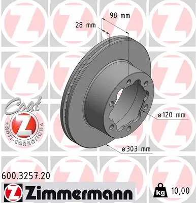Brake Disc (600.3257.20)