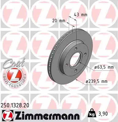 Brake Disc (250.1328.20)