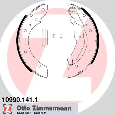 Brake Shoe Set (10990.141.1)