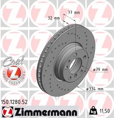 Brake Disc (150.1280.52)