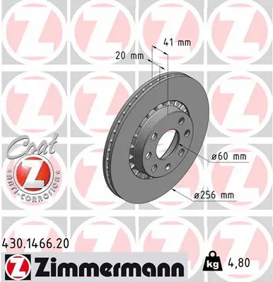 Brake Disc (430.1466.20)