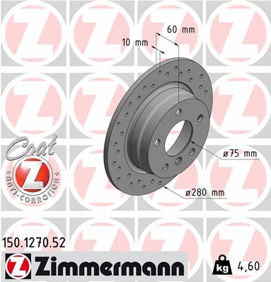 Brake Disc (150.1270.52)