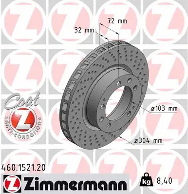 Brake Disc (460.1521.20)