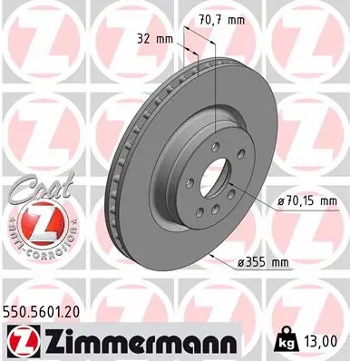 Brake Disc (550.5601.20)