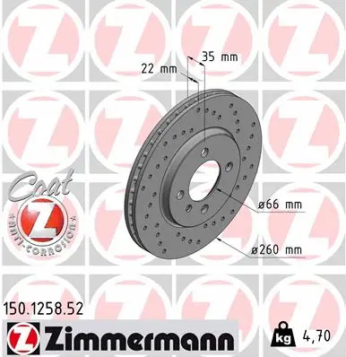 Brake Disc (150.1258.52)