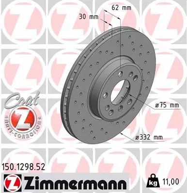 Brake Disc (150.1298.52)