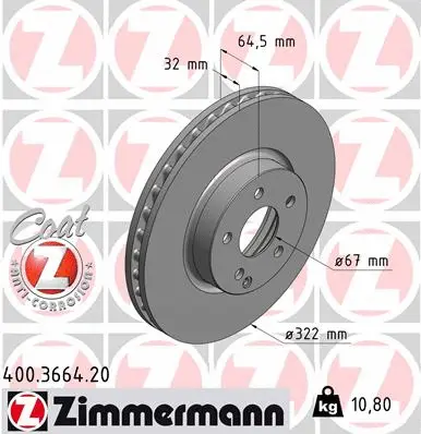 Brake Disc (400.3664.20)