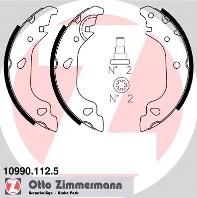 Brake Shoe Set (10990.112.5)