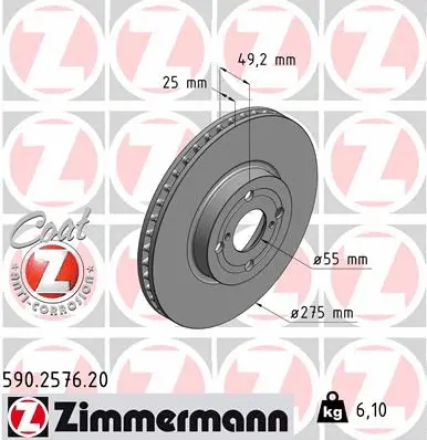Brake Disc (590.2576.20)