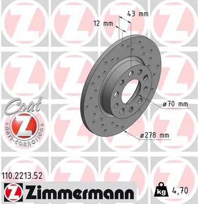 Brake Disc (110.2213.52)