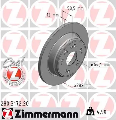 Brake Disc (280.3172.20)