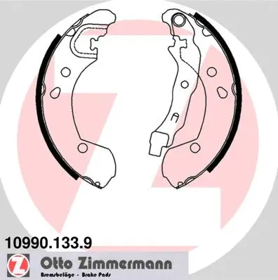 Brake Shoe Set (10990.133.9)